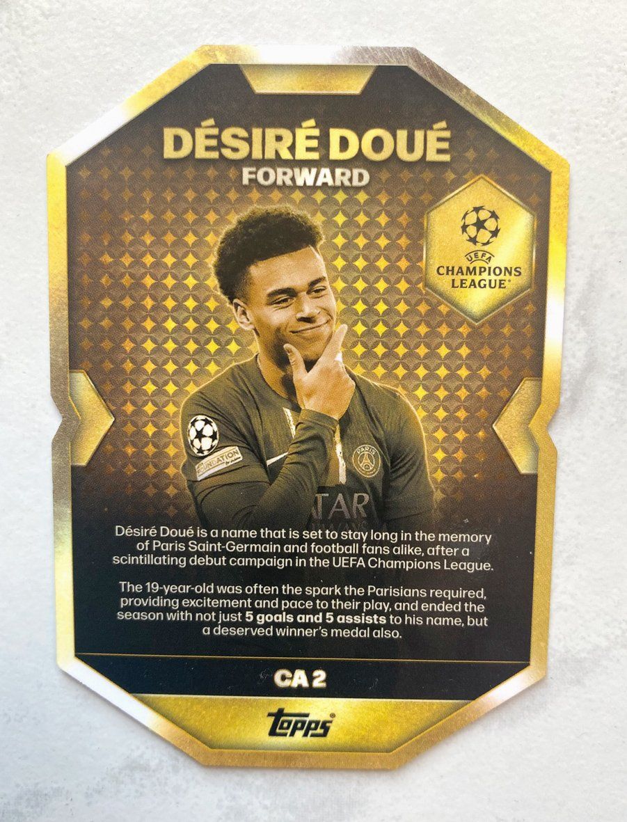Topps Carte collezionabili: Topps, Best New Player, Desiré Doué – Nuovo (secondo la descrizione) da Uster venduto da Boosterli 1