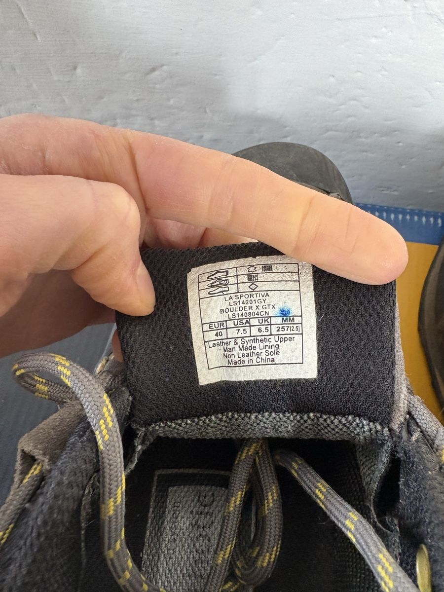Scarpe da donna: La Sportiva Boulder X GTX – Usato da Birrhard venduto da nsalse 3