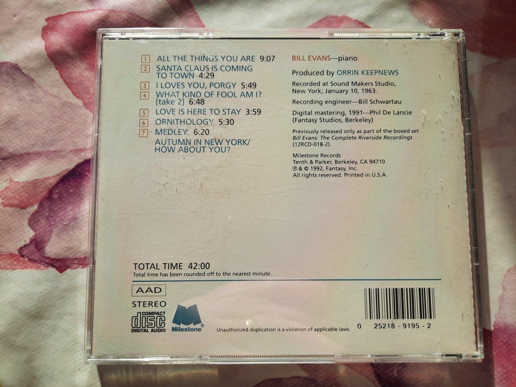 CD: CD Bill Evans - The solo sessions - Volume 2 – Usato da Pully venduto da bro_n52j 2