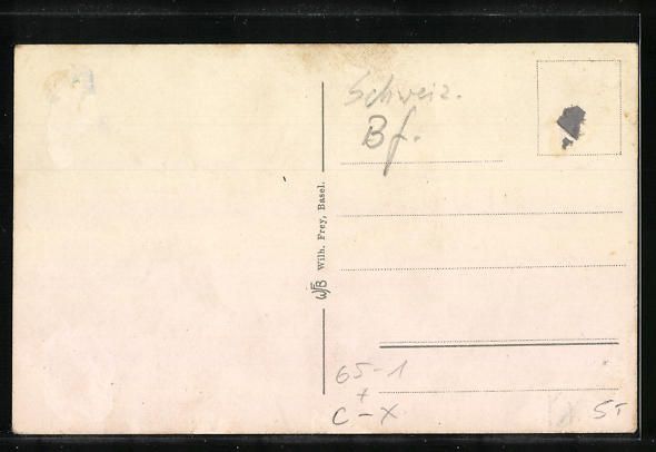 Cartoline postali: AK Basel, Blick zum Badischen Bahnhof – Usato da Berlin venduto da bartko-reher 1