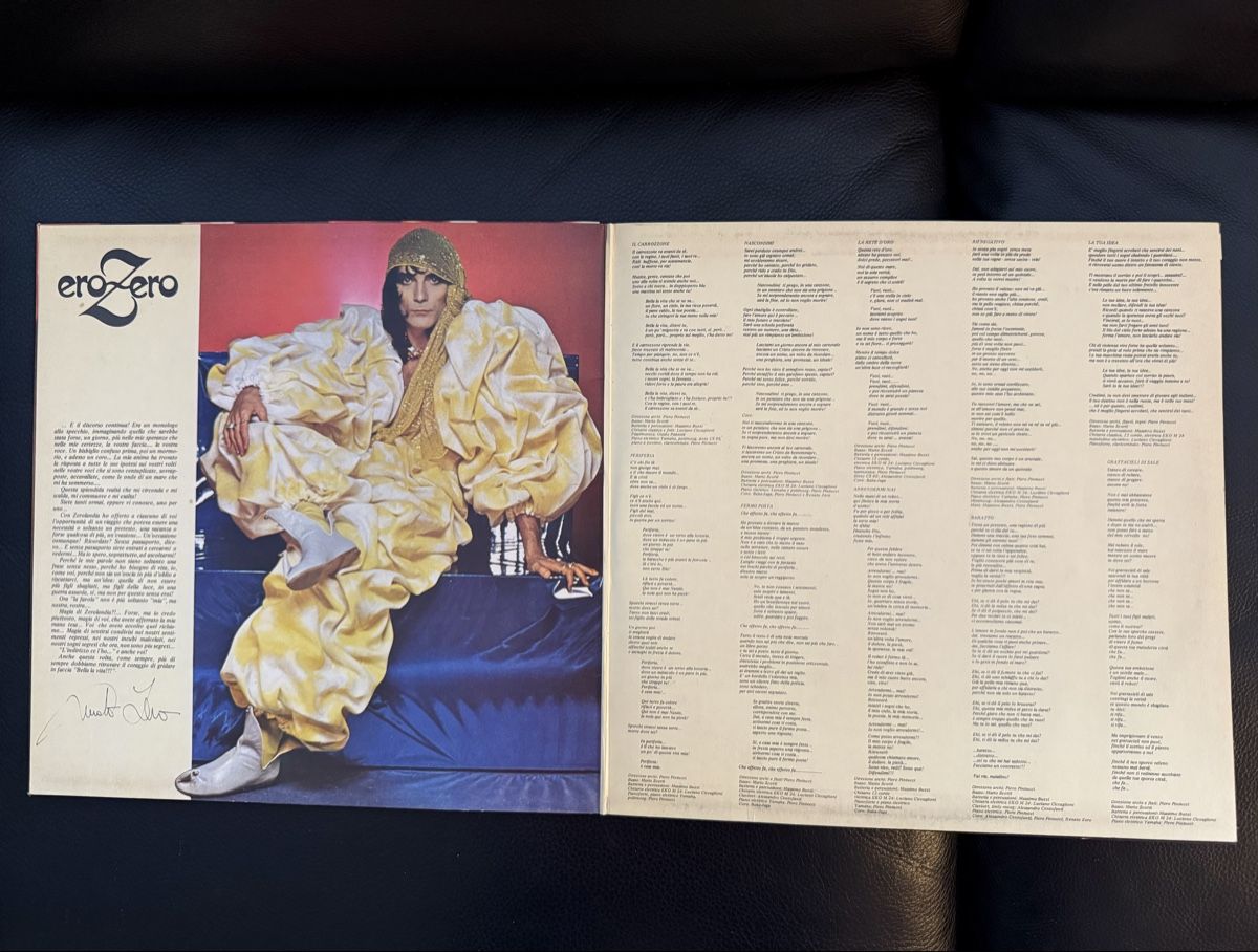 Dischi in vinile: Renato Zero - EroZero - LP Vinyl - Schallplatte – Usato da Goldach venduto da Messerguru 3