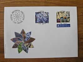 FDC Naturmuster 2024 aus Markenheft mit Vollersttag