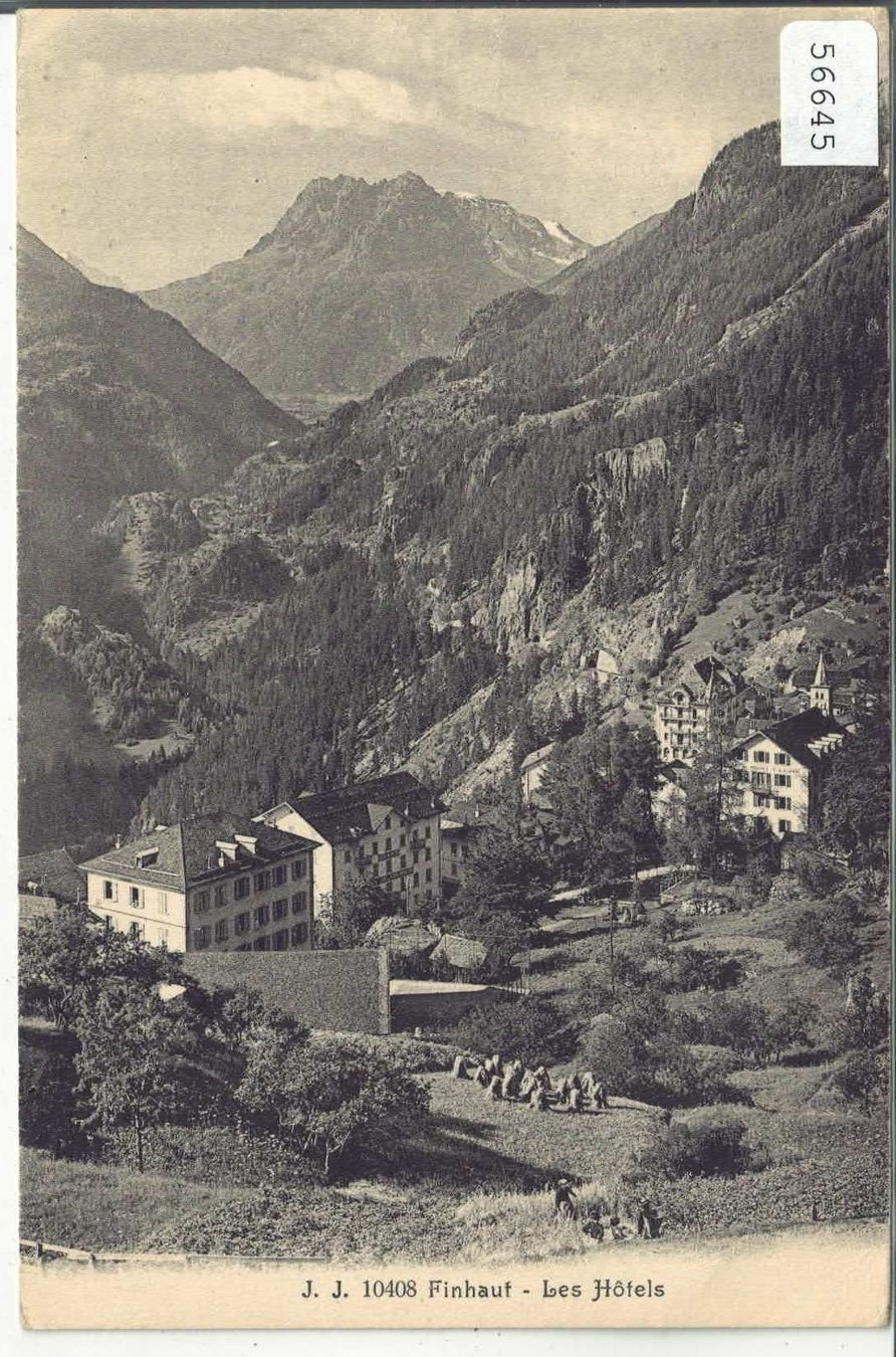 Cartes postales: Finhaut - Les Hotels – D'occasion à Ettingen par Kartenplanet