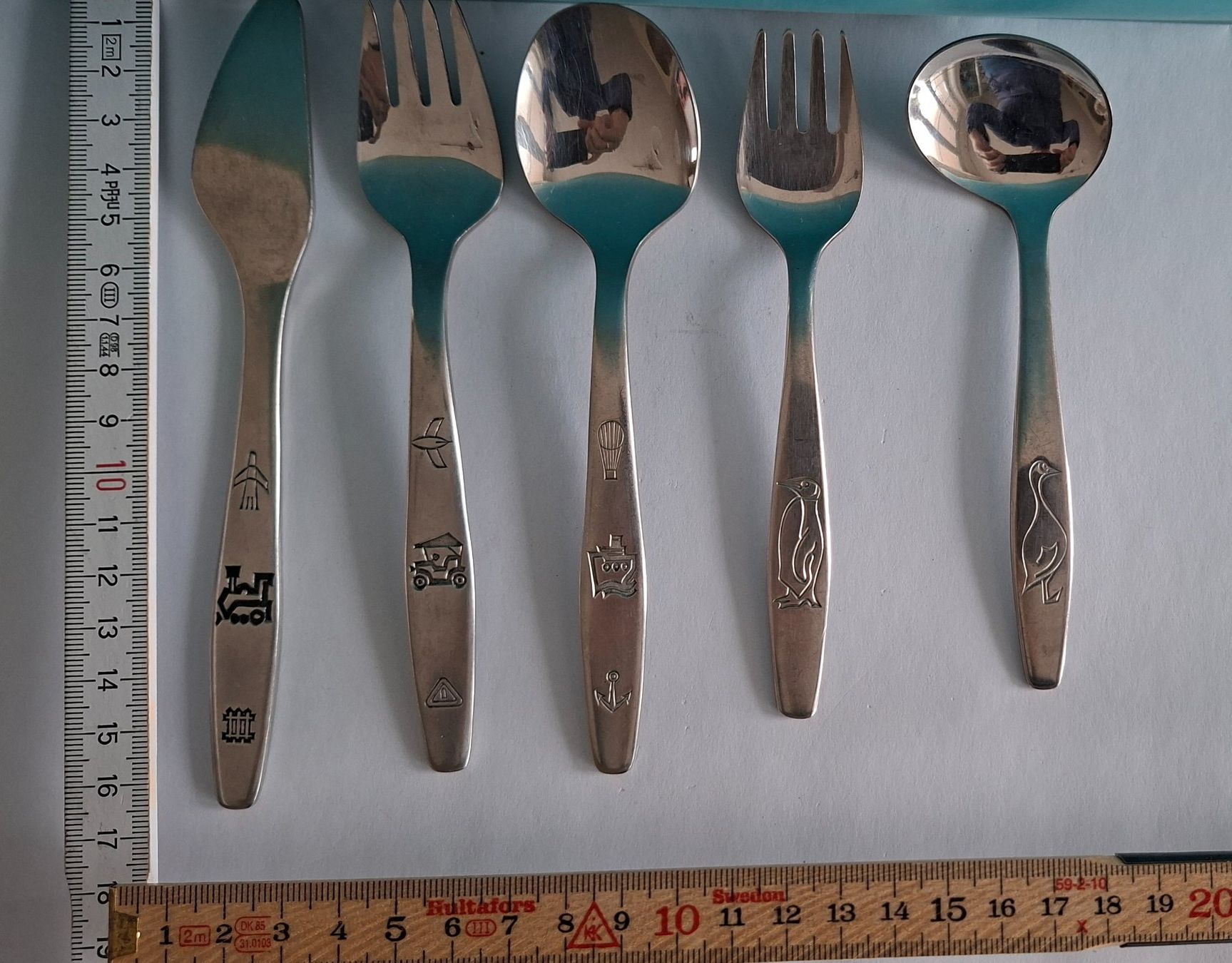Set di posate: Kinderbesteck Set Rostfrei, Vintage Design, 5 te... – Usato da Opfikon venduto da Diversamente 1