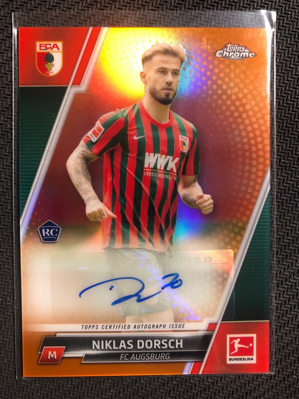 Topps Carte collezionabili: Topps Chrome Niklas Dorsch Rc Autogramm /25 – Usato da Wangenried venduto da Garagara