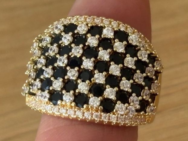 Ringe: Luxus Elegante Gr.19/9 Ring Farbe: Gold/blau – Neu (gemäss Beschreibung) aus Biel-Bienne von Roserosse13 8