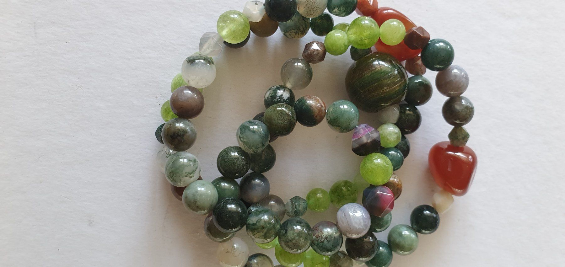 Catenine: Peridot mit Agate – Nuovo (secondo la descrizione) da Benglen venduto da Meercat3 8