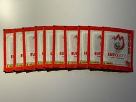 Ungeöffnete Panini Päckchen von der EURO 2008 in der Schweiz