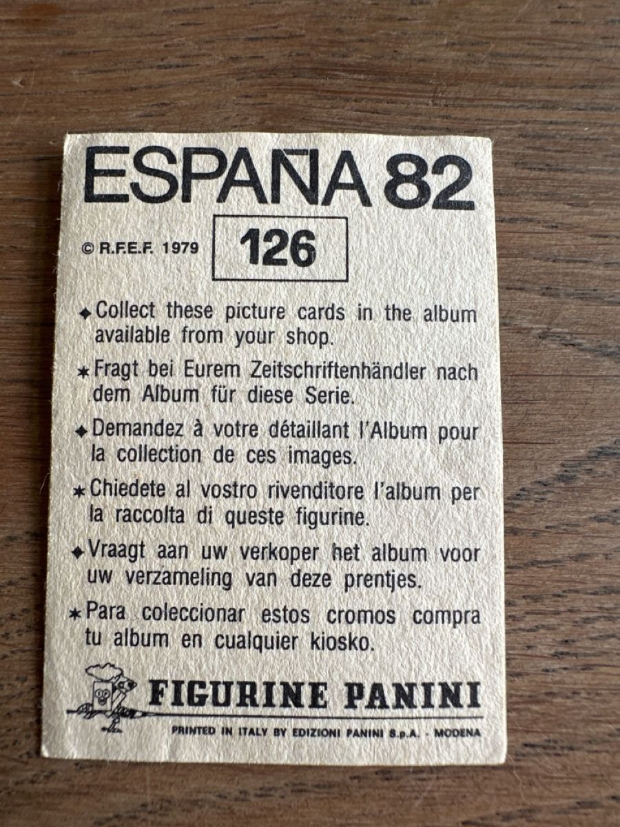 Panini Carte collezionabili: Panini Sammelbild Spanien 82 – Nuovo (secondo la descrizione) da Frauenfeld venduto da Jose_luis 1