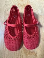 Mädchen Ballerinas ZARA rot Grösse 27 neuwertig