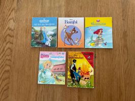 5x kleine Büechli „ Die Eiskönigin, Disney Bambi etc. „