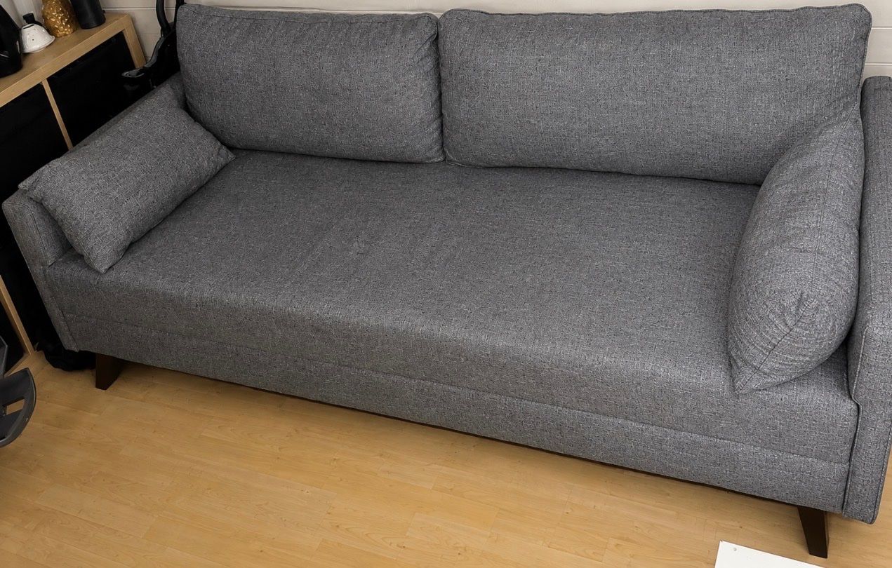 Sofas: Schlafsofa Bella Grau – D'occasion à Auw par Anndull
