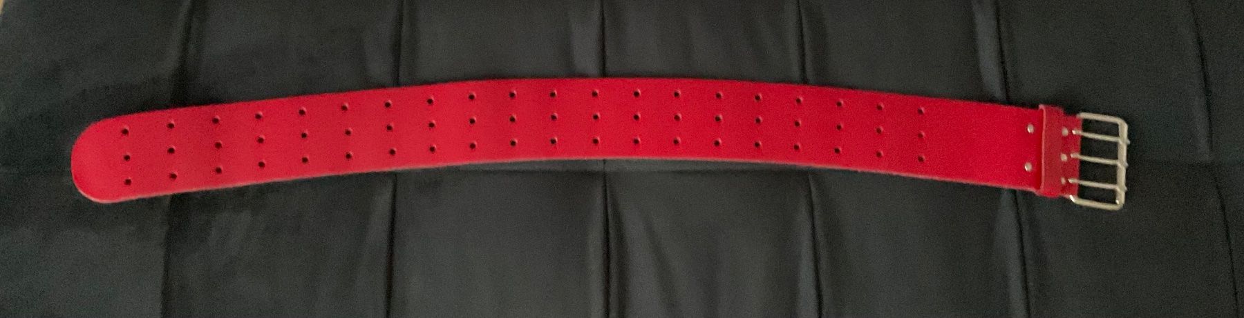 Gürtel: Ledergürtel rot, 80 cm – Gebraucht aus Bergdietikon von pinkerton13 1