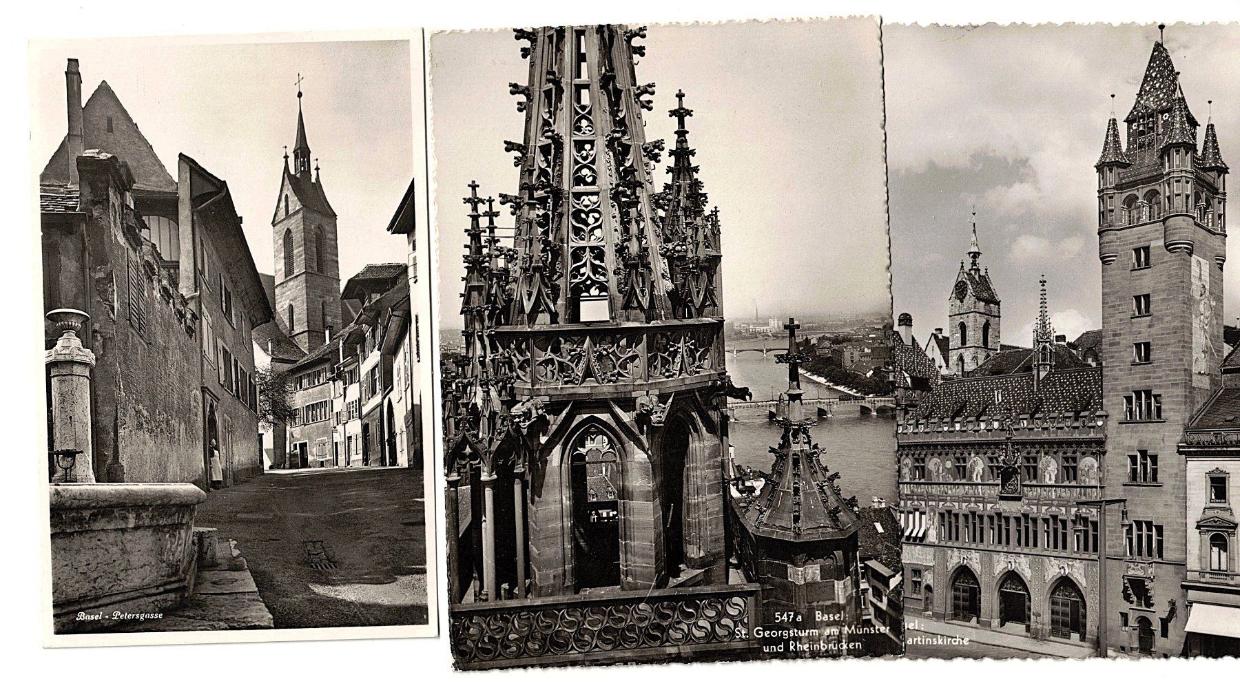 Cartoline postali: 8 Ansichtskarten Basel - ca. 1950/1960 - ungelaufen – Nuovo (secondo la descrizione) da Gossau ZH venduto da granby 2