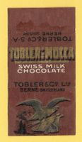 Emballage Mini Tablette TOBLER's MOCCA Swiss Milk 1910s