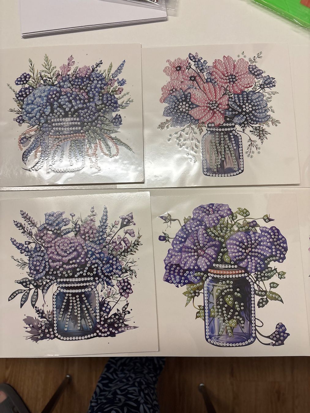 Bastelsets: Diamond Paiting Karten Blume 🌷 – Neu (gemäss Beschreibung) aus Amriswil von SCHLOSSGEISTLI 1