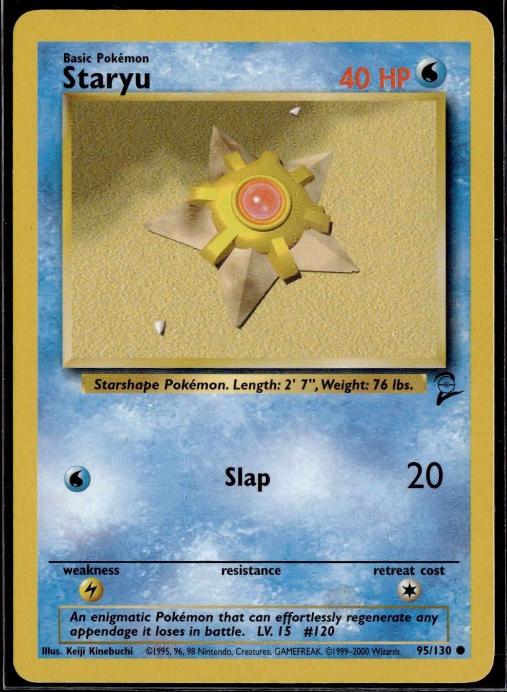 Pokémon Carte collezionabili: Staryu Base Set II 95/130 – Usato da Zürich venduto da pokemon_cards