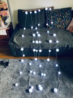 Fenstergirlande Weihnachtsdeko Fensterdeko Lichterkette Ikea