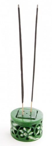 Candele: Räucherhalter -Würfel Blumen – Nuovo e nell'imballaggio originale da Mauren venduto da Yeelen 2