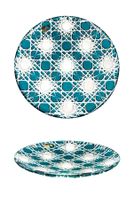 Bleikristall-Platte Flake azurblau