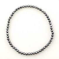 Armband Silizium Kugel facettiert