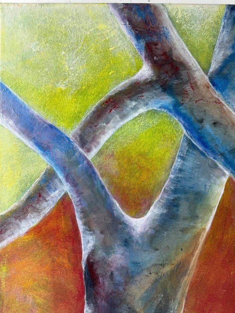 Gemälde: Mina Hofer <<Baum Nr. 2 >> – Gebraucht aus Hinwil von Grossformat 1