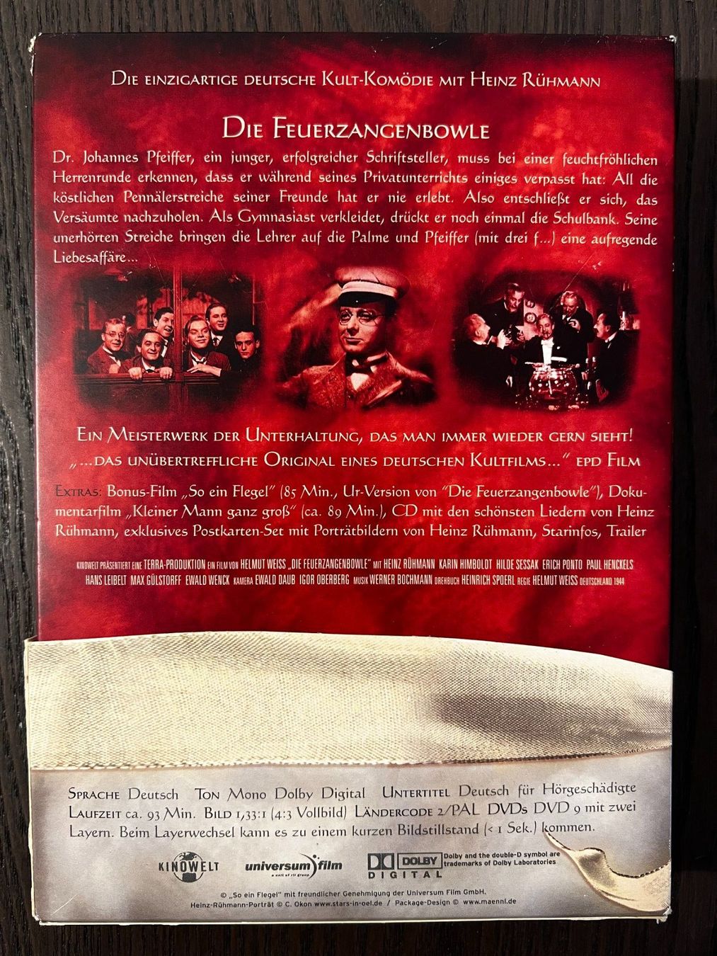 Alle DVDs: Die Feuerzangenbowle Christmas Edition – Gebraucht aus Zürich von FilmFreunde 1