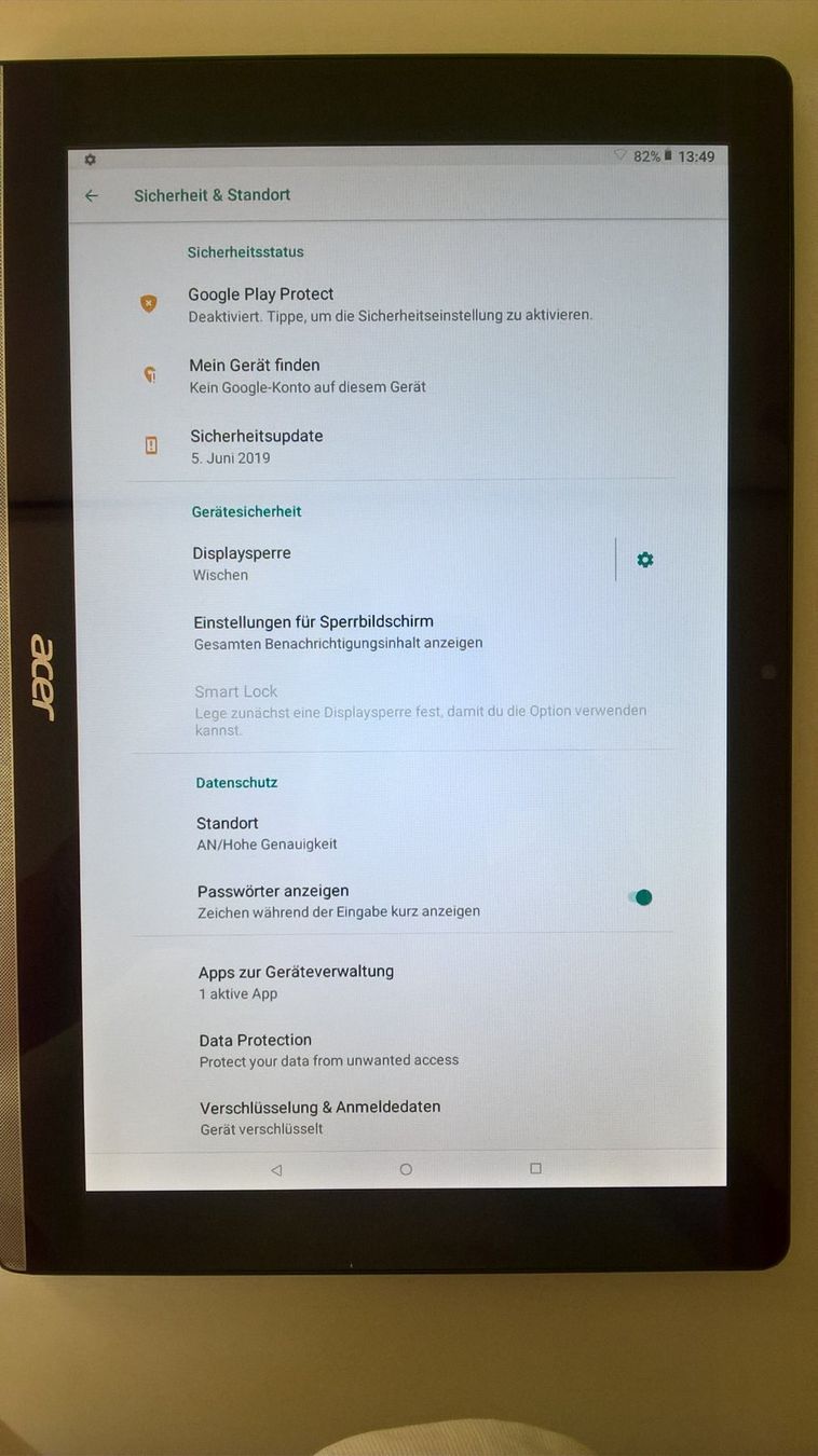 Acer Tablet PC: Acer Iconia One 10 Tablet B3-A50 10.1" Android 8.1 – Usato da Buchs SG venduto da johjo01 7