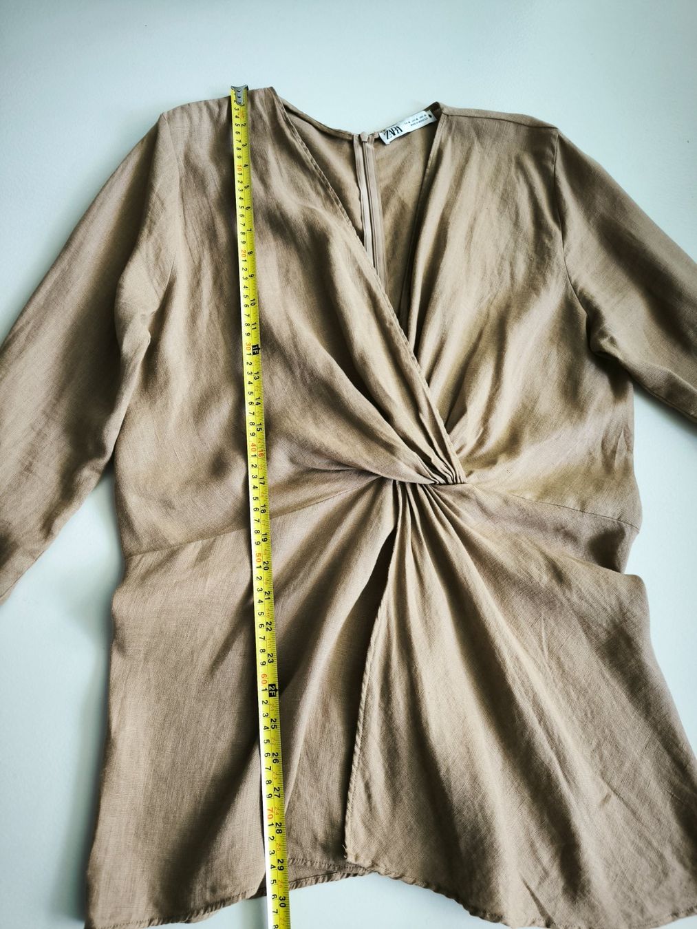Zara Camicette: Zara Bluse aus 100 % Leinen, Größe XL – Usato da Wallisellen venduto da C_DM 3