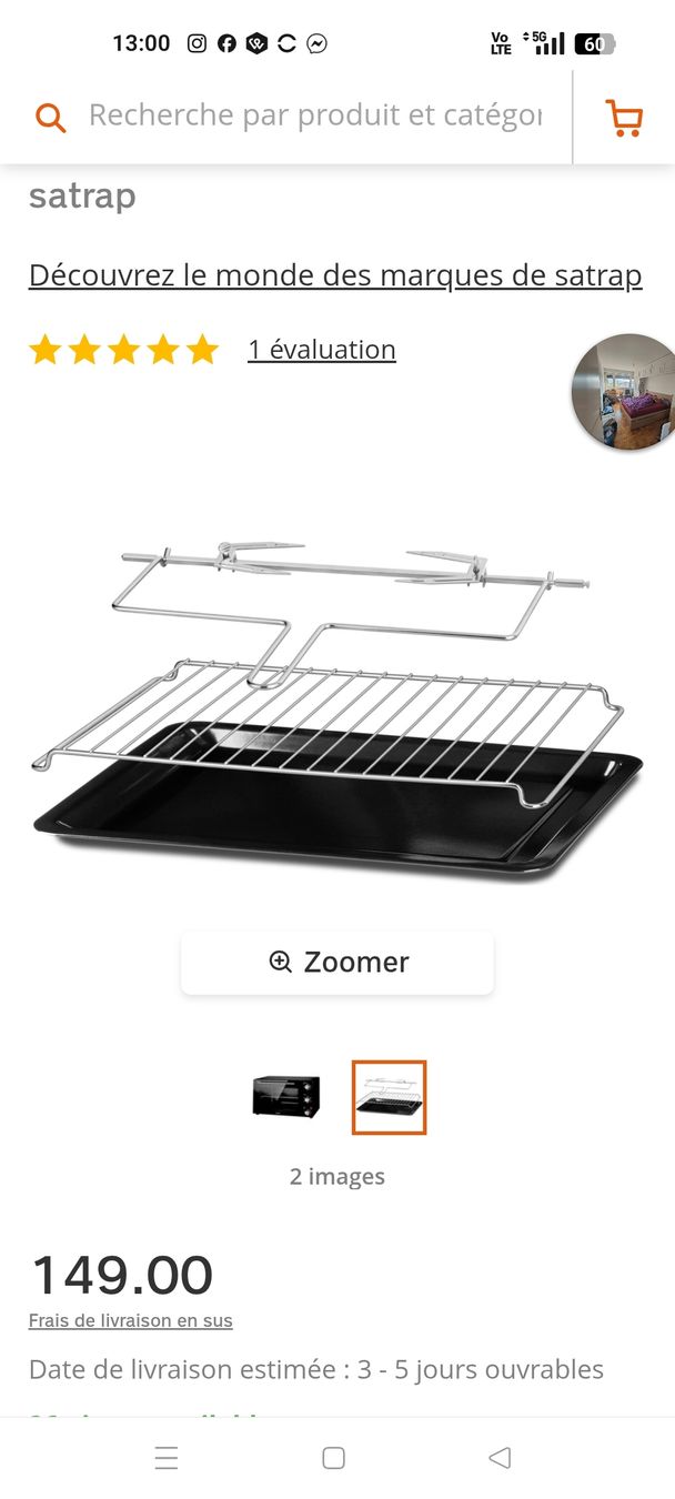 Backöfen: Mini-four Satrap Melide – Gebraucht aus Thônex von elo_zwf5 3