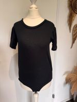 Basic Shirt / Body Schwarz Gr. XS