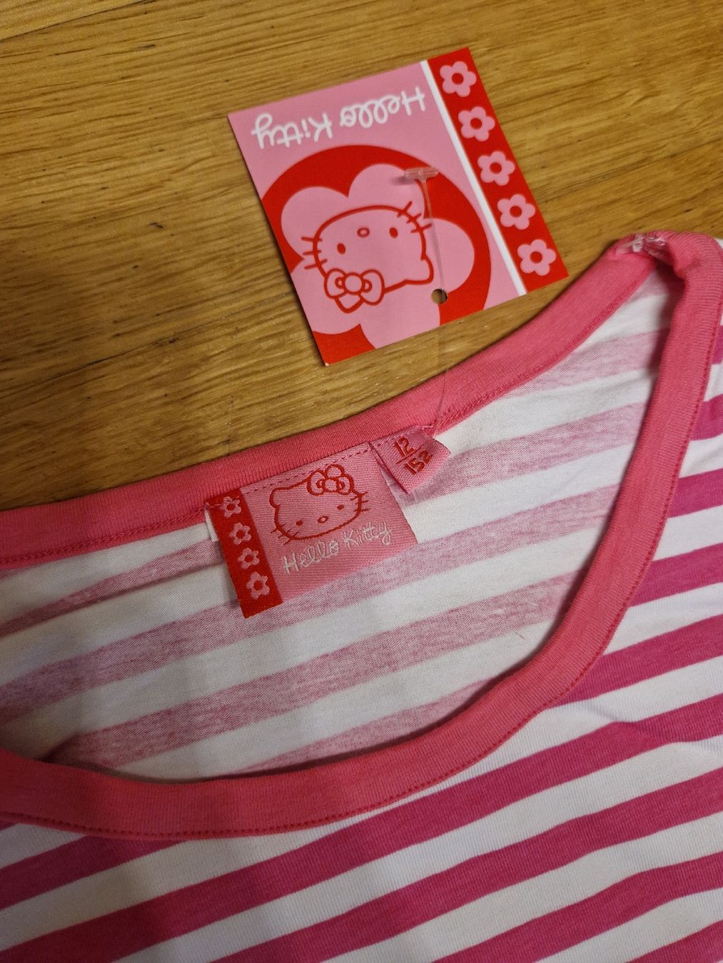 Pigiama & Simili: Ensemble Hello Kitty, rayé rose et blanc, taille 12 ans 152 – Nuovo e nell'imballaggio originale da Penthaz venduto da Sosotroc 5