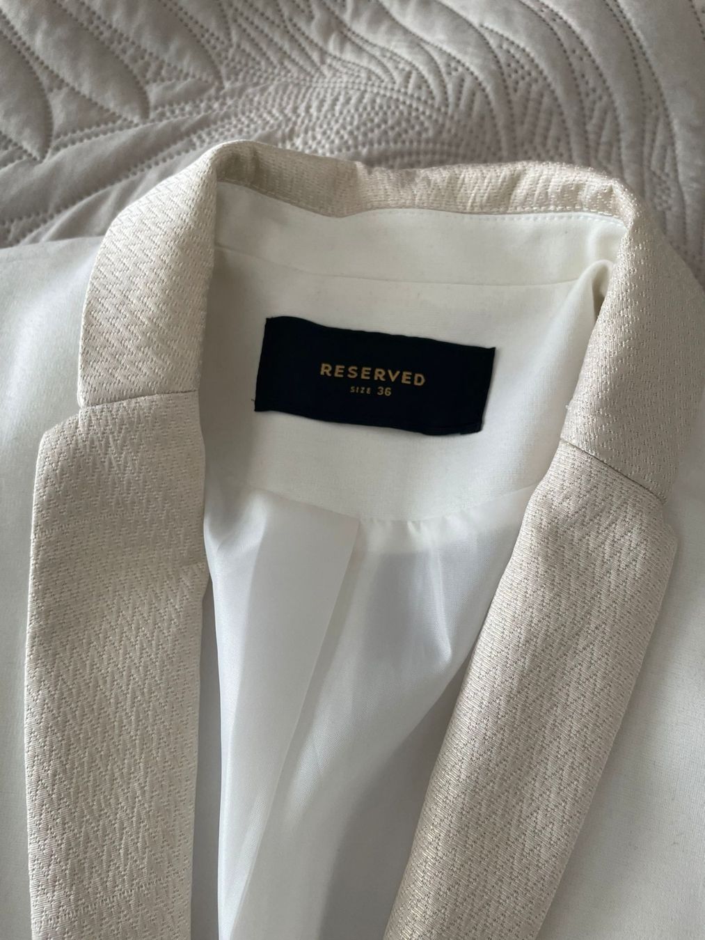 Jacken: Slim fit Blazer, Ecru, Gr. 36 – Gebraucht aus Winterthur von GrobyK 3