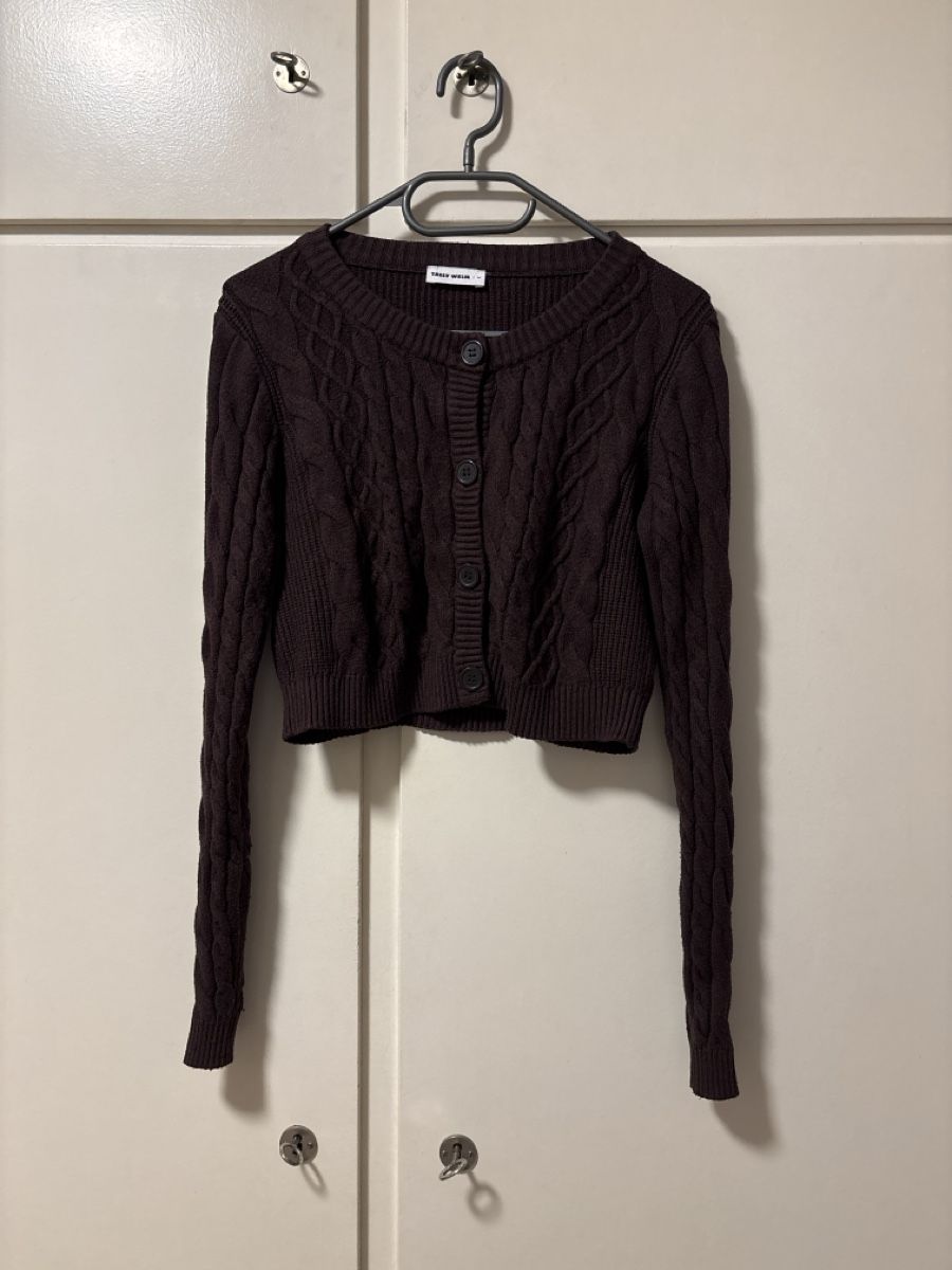 Maglioni & Felpe: Brown Cable Knit Cardigan – Usato da Basel venduto da Mig_Sil04