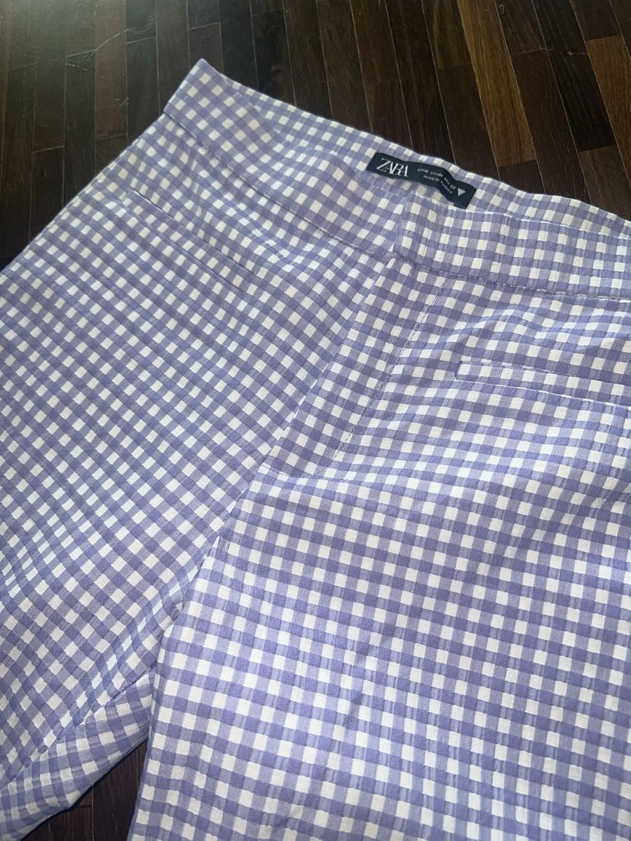 Zara Pantaloni: Zara lila Karohose – Usato da Baar venduto da Lila2006 3