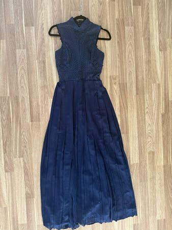 Chi Chi London Abendkleid, Gr. 36, dunkelblau, 1x getragen