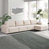 Modulares Schlafsofa VERA XL - 380x168cm Beige