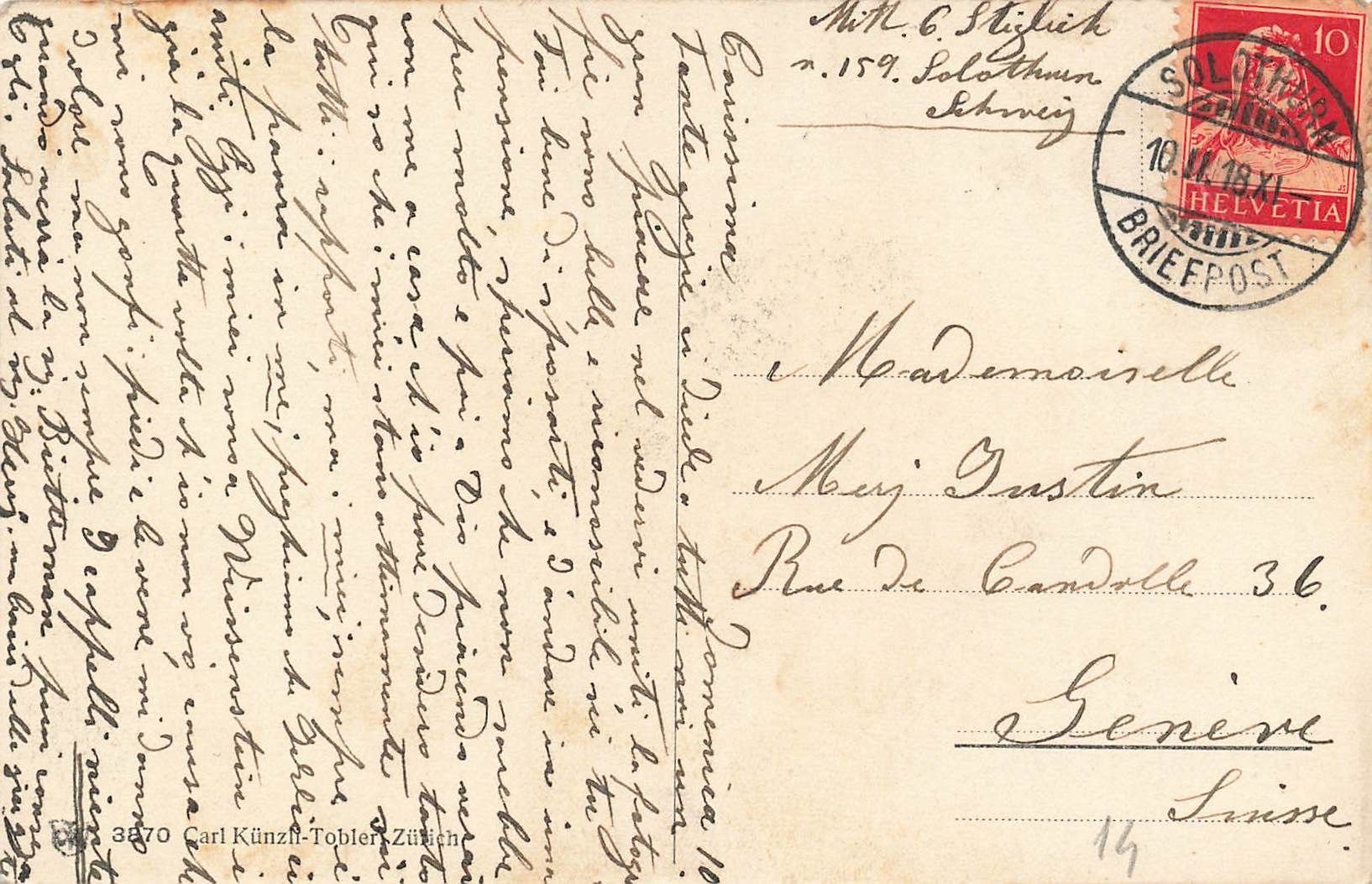 Cartoline postali: Bellinzona – Usato da Biasca venduto da Blenio71 1