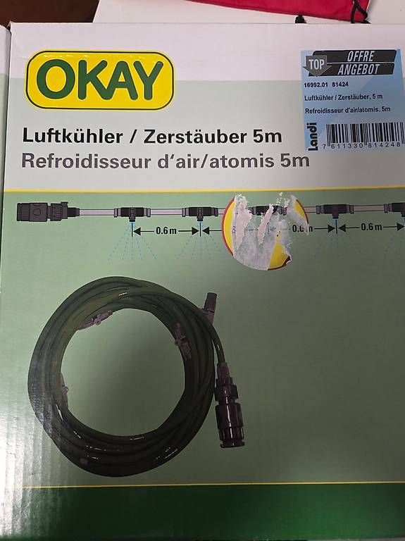 Condizionatori: Okay Luftkühler Zerstäuber 5m – Usato da Schwarzenbach venduto da Raffi440