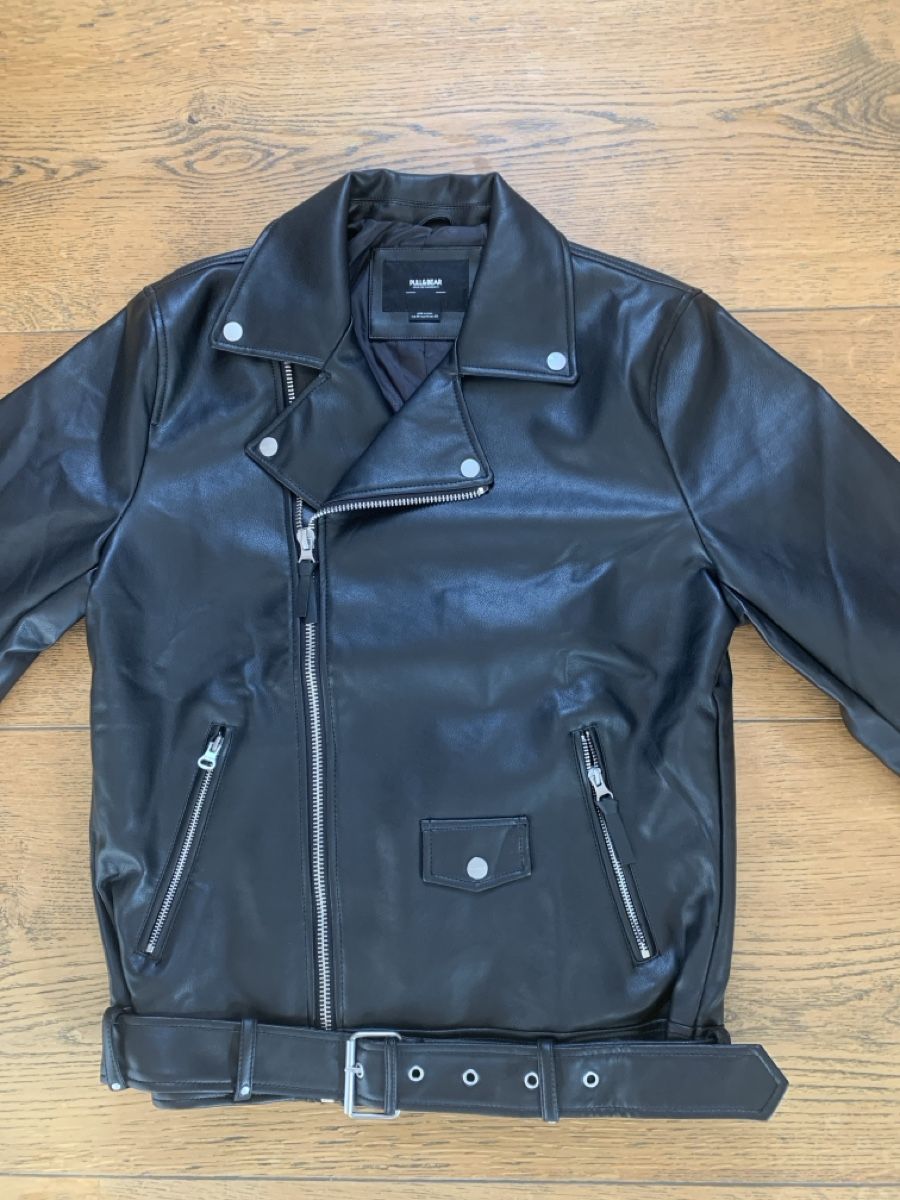 Pull&Bear Giacche: Pull&Bear Kunstlederjacke, M – Usato da Thierachern venduto da reten 1