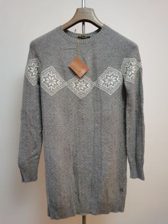 Loro Piana, maglione cashmere grigio, donna, misura 42