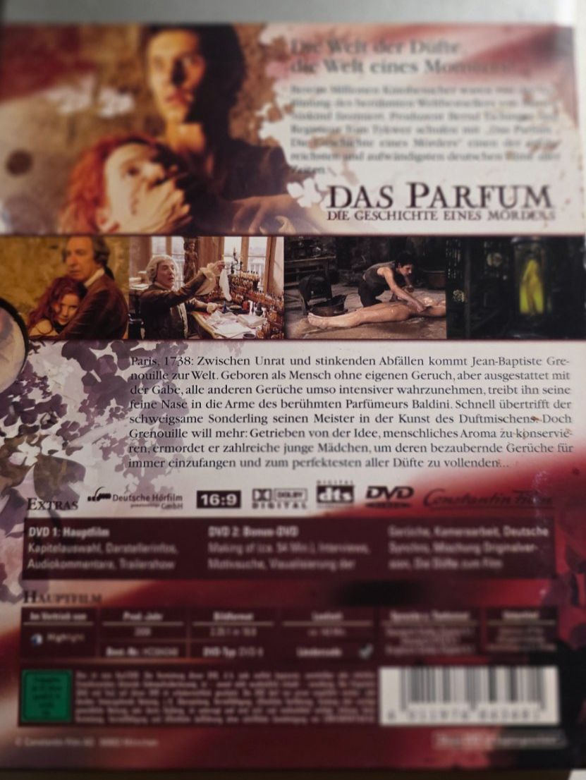 Tutti i DVDs: Das Parfum - Die Geschichte eines Mörders DVD – Usato da Niederbipp venduto da Tamara15101995 1