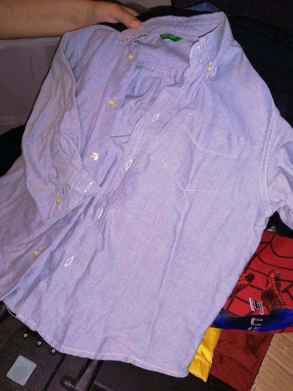Benetton Chemises, T-shirts & Polos: Hemd, blau – D'occasion à Basel par mon_7m8h 1