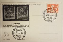 Z108) 1955 Sonderkarte mit Sonderstempel