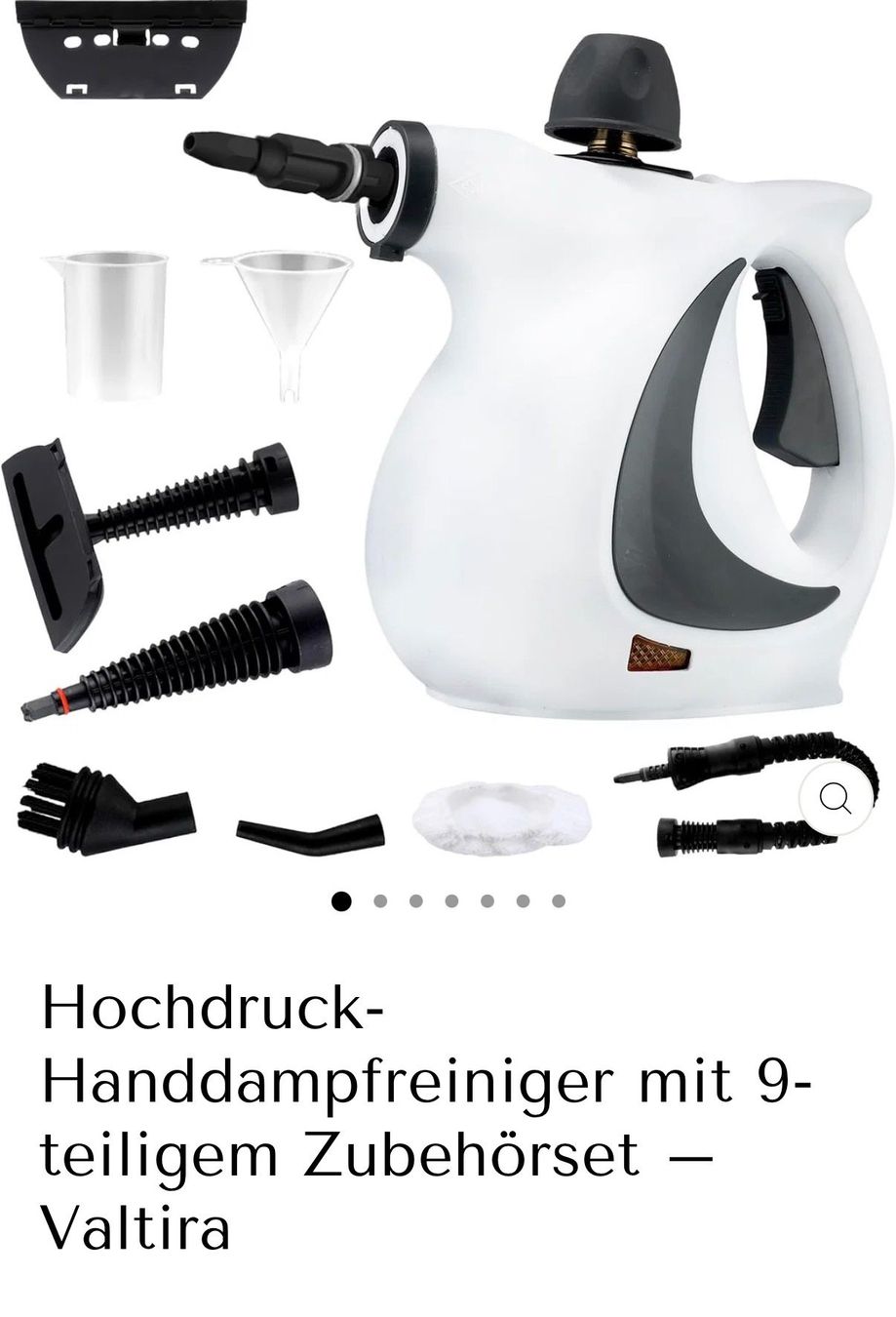 Pulitori a vapore: Steamer - Handdampfreiniger mit 9 Stufen – Nuovo (secondo la descrizione) da Arbon venduto da Secretpacks-SchLau
