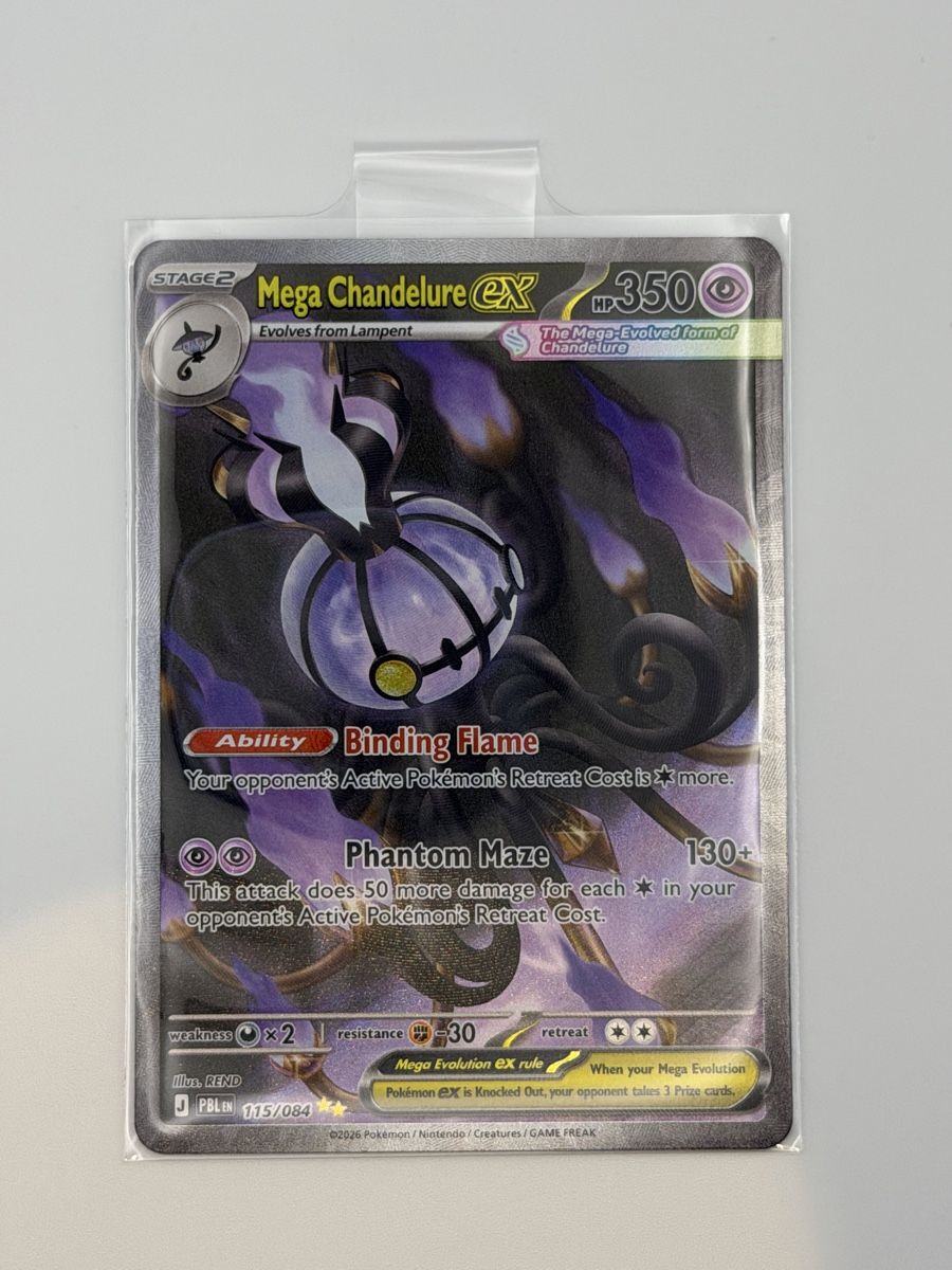 Pokémon Sammelbilder & Trading cards: Pokémon Mega Chandelure ex 115/084 – Neu (gemäss Beschreibung) aus Uster von CDM96