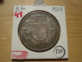 (49)  5 Franken  1925