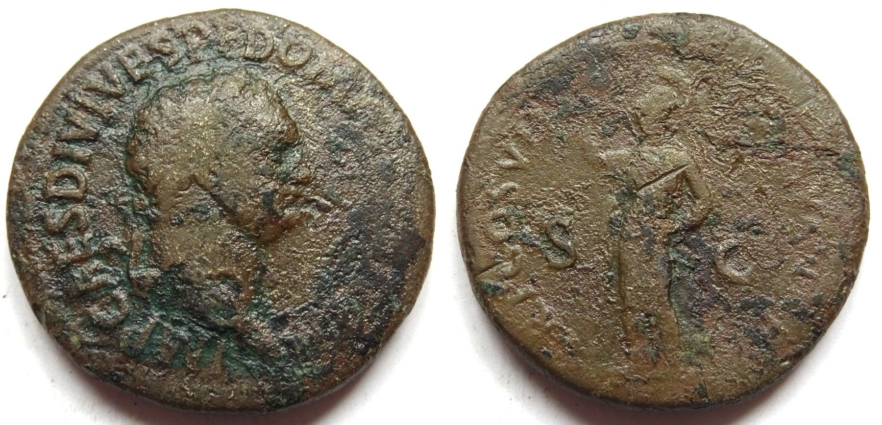 Tutti le monete: DOMITIAN bronze sestertius (81-96 AD) – Usato da La Sarraz venduto da classicworldcoins