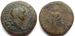 DOMITIAN bronze sestertius (81-96 AD)