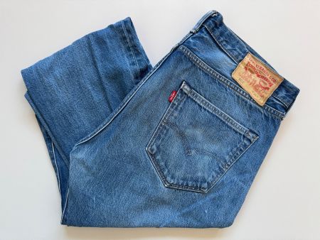 Levis 501 denim who worked with history from 2013  W34 L32